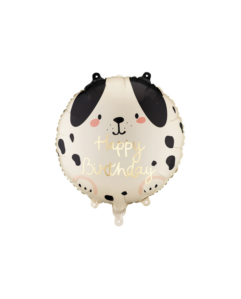Balon foliowy pastylka Happy Birthday, 35x35 cm, mix