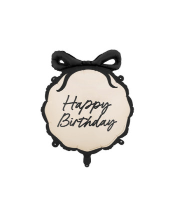 Balon foliowy pastylka Happy Birthday, 47.5x45 cm, mix