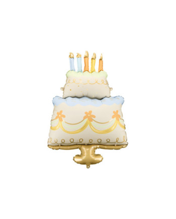 Balon foliowy Tort, 62x104 cm, mix