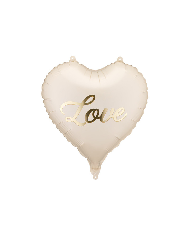 Balon foliowy serce Love, 45 cm, mix