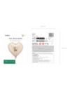 Balon foliowy serce Love, 45 cm, mix