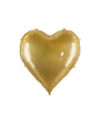Balon foliowy Serce XXL, 136x129 cm, złoty