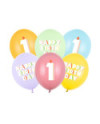 Balony 30 cm, 1, mix (1 op. / 6 szt.)