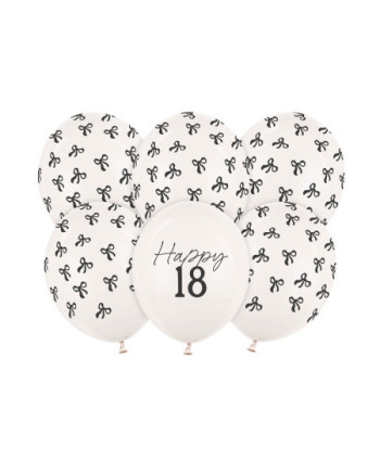 Balony 30 cm, 18, Pastel Off-white (1 op. / 6 szt.)