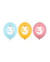 Balony 30 cm, 3, mix (1 op. / 50 szt.)