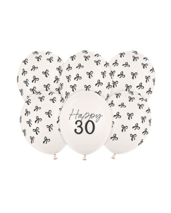Balony 30 cm, 30, Pastel Off-white (1 op. / 6 szt.)