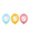 Balony 30 cm, 5, mix (1 op. / 50 szt.)