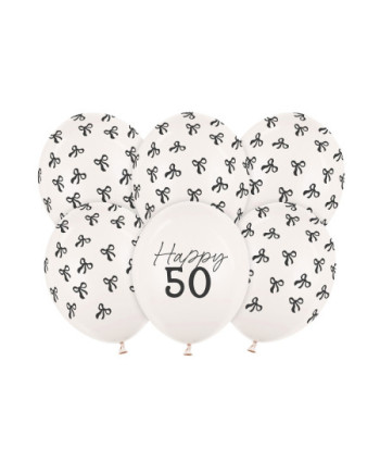 Balony 30 cm, 50, Pastel Off-white (1 op. / 6 szt.)
