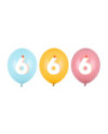 Balony 30 cm, 6, mix (1 op. / 50 szt.)