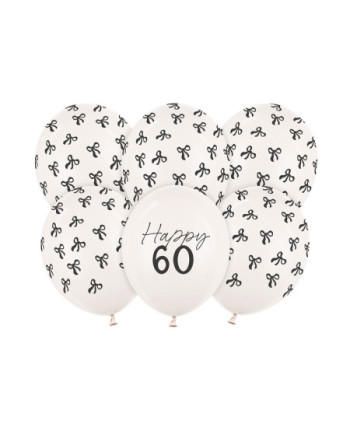 Balony 30 cm, 60, Pastel Off-white (1 op. / 6 szt.)