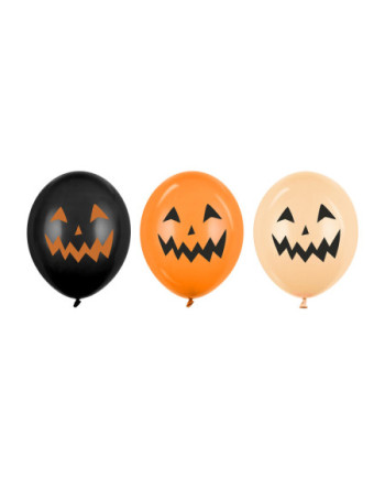 Balony 30 cm, Dynie, mix (1 op. / 50 szt.)