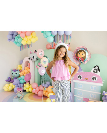 Balony 30 cm, Koci Domek Gabi, mix (1 op. / 6 szt.)
