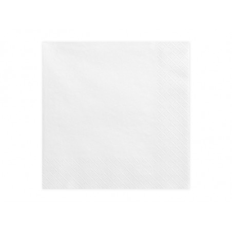 Serwetki trójwarstwowe, biały, 33x33cm (1 op. / 20 szt.)