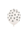 Balony 30 cm, Kokardki, Pastel Off-white (1 op. / 6 szt.)