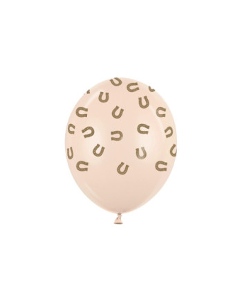 Balony 30 cm, Podkowy, alabastrowy (1 op. / 50 szt.)