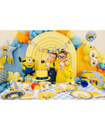 Balony Strong 30 cm Minionki z nadrukiem, mix (1 op. / 6 szt.)