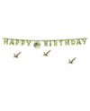 Baner Happy Birthday Jurassic World, 45x165 cm, mix