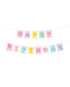 Baner Happy Birthday Koci Domek Gabi, 180 x 15 cm, mix