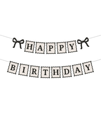 Baner Happy Birthday Kokardki, 100 cm, mix