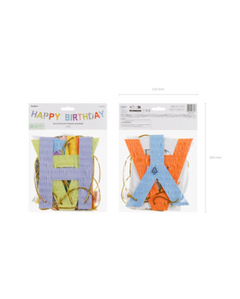 Baner Happy Birthday, 2.2m, mix