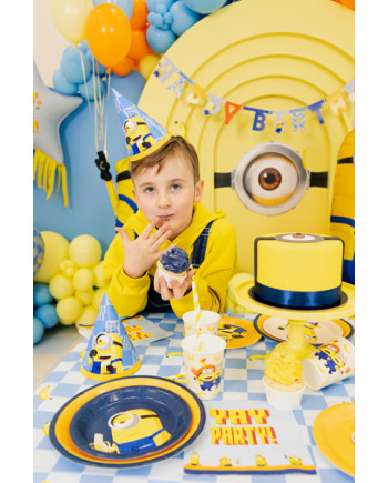 Czapeczki Minionki, 16 cm, mix (1 op. / 6 szt.)