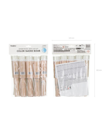 Raca dymna ''It's a Boy'', 22.5 cm, niebieski (1 op. / 5 szt.)