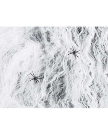 Pajęczyna Halloween, biały, 200g