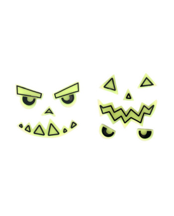 Żelowe naklejki na Dynię (1 op. / 2 szt.)