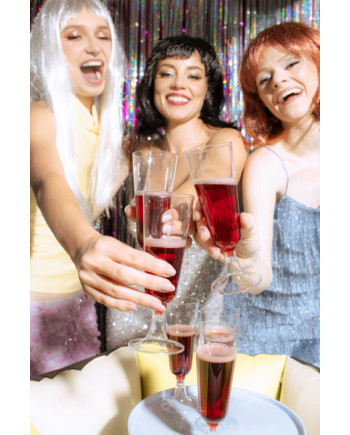 Kieliszki plastikowe do szampana, 150 ml (1 op. / 8 szt.)