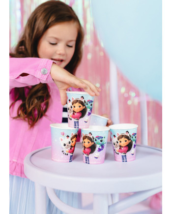 Kubeczki Koci Domek Gabi, mix, 250 ml (1 op. / 6 szt.)