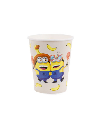 Kubeczki Minionki, 250 ml, mix (1 op. / 6 szt.)