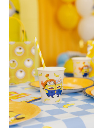Kubeczki Minionki, 250 ml, mix (1 op. / 6 szt.)