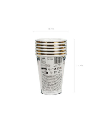 Kubeczki Pająk, mix, 400 ml (1 op. / 6 szt.)