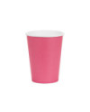 Kubeczki papierowe, ciemny różowy, 250ml (1 op. / 6 szt.)