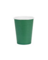 Kubeczki papierowe, ciemny zielony, 250ml (1 op. / 6 szt.)