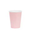 Kubeczki papierowe, jasny różowy, 250ml (1 op. / 6 szt.)