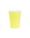 Kubeczki papierowe, żółty, 250ml (1 op. / 6 szt.)