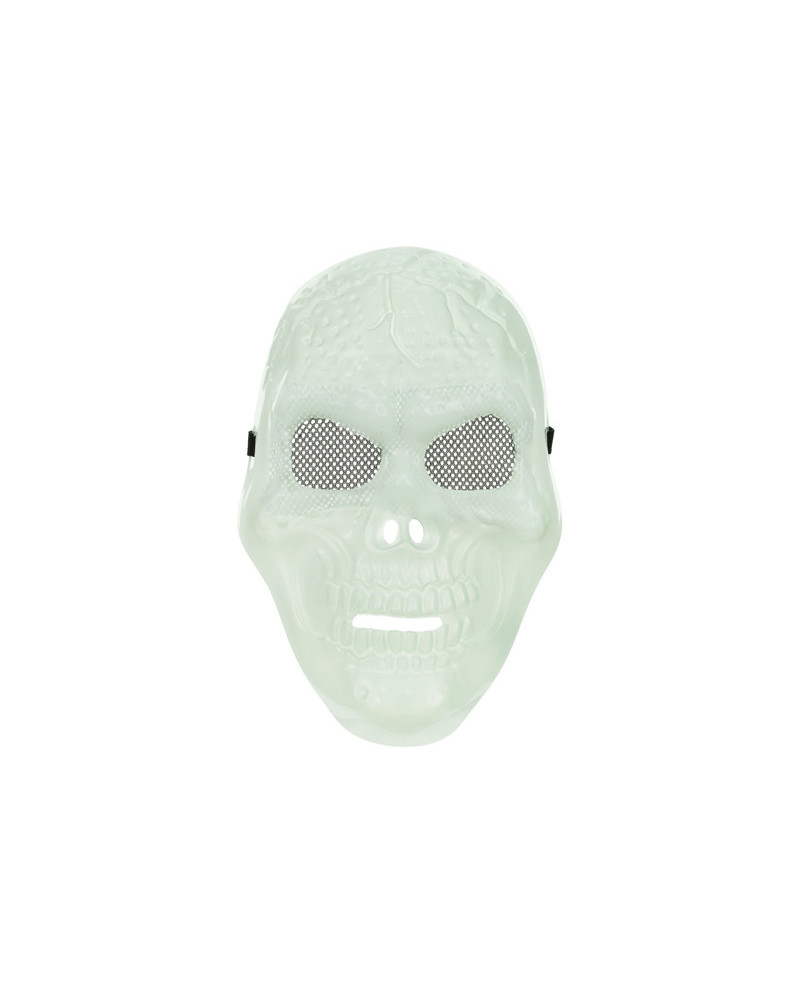 Maska Czaszka świecąca w ciemności, 17x27cm