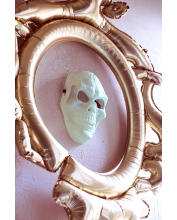 Maska Czaszka świecąca w ciemności, 17x27cm