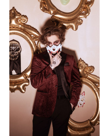 Maska Czaszka, 16.5x14cm, mix