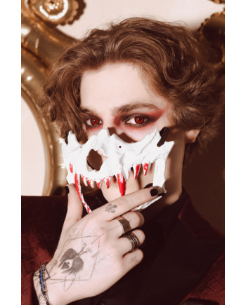 Maska Czaszka, 16.5x14cm, mix