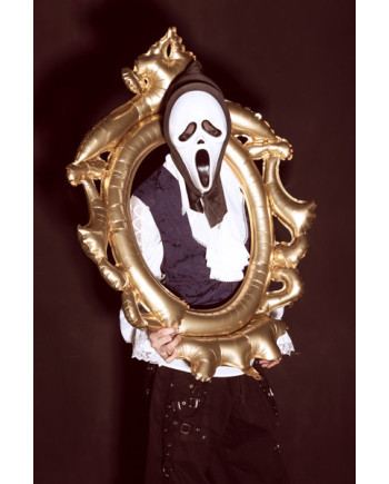 Maska Halloween z kapturem, 18x31cm, mix