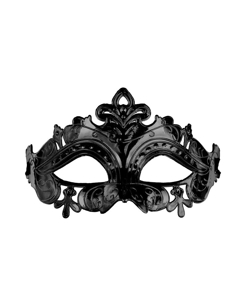 Maska karnawałowa, 17x9 cm, czarny