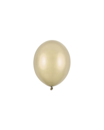 Balony Strong 12 cm, Metallic Cold Gold (1 op. / 100 szt.)