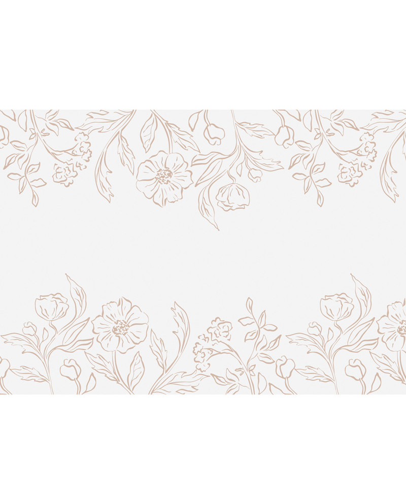 Bieżnik flizelinowy Kwiatowy, mix, 40x500 cm