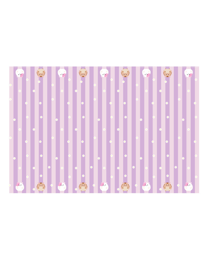 Obrus papierowy Koci Domek Gabi, mix, 180 x 120 cm