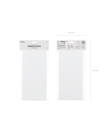 Obrus, 137x183 cm, biały