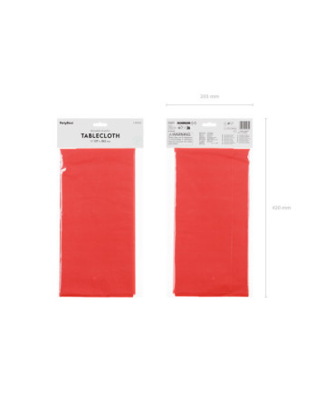 Obrus, 137x183 cm, czerwony