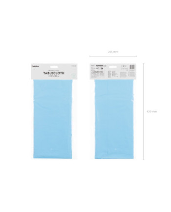 Obrus, 137x183 cm, jasny niebieski