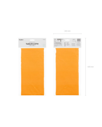 Obrus, 137x183 cm, jasny pomarańczowy